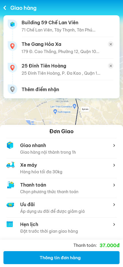 App Giao Hàng